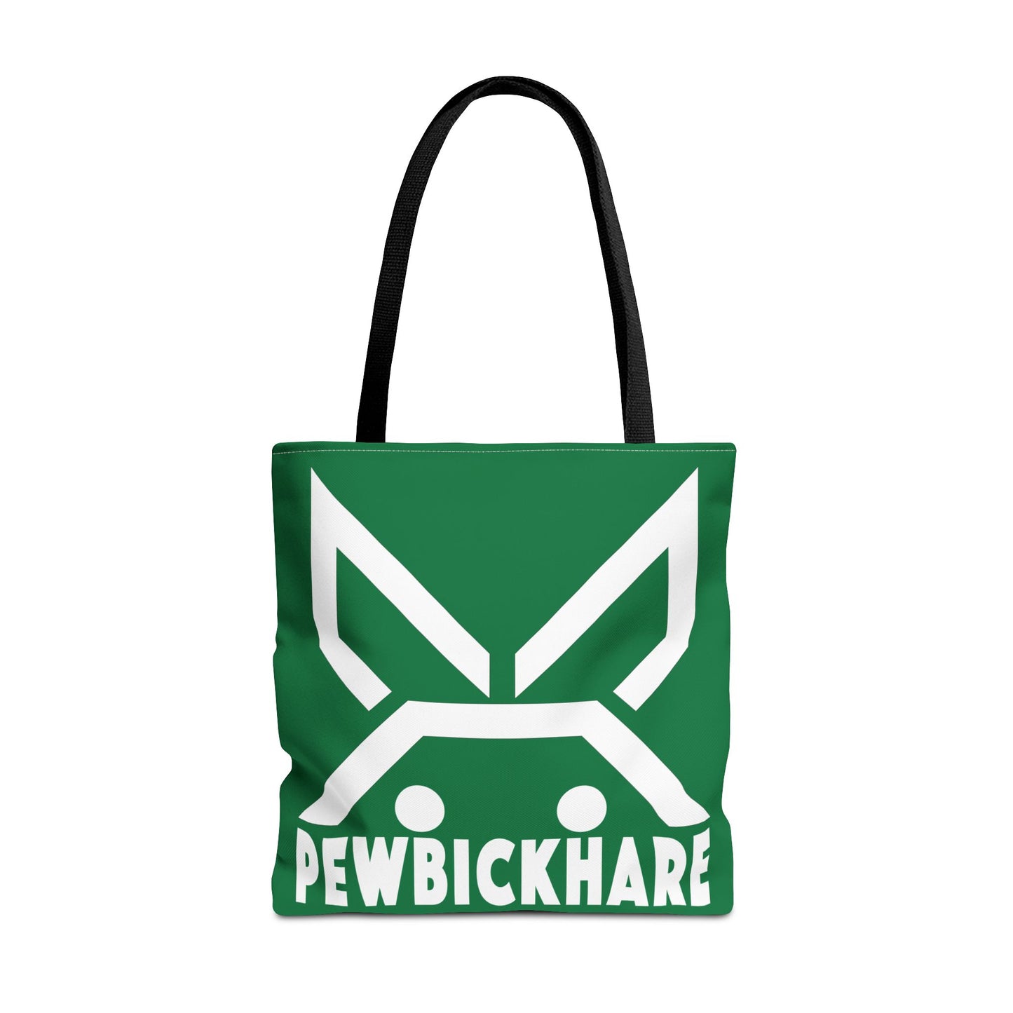 PBH 'Maxi HARE White'  Dark Green Tote Bag