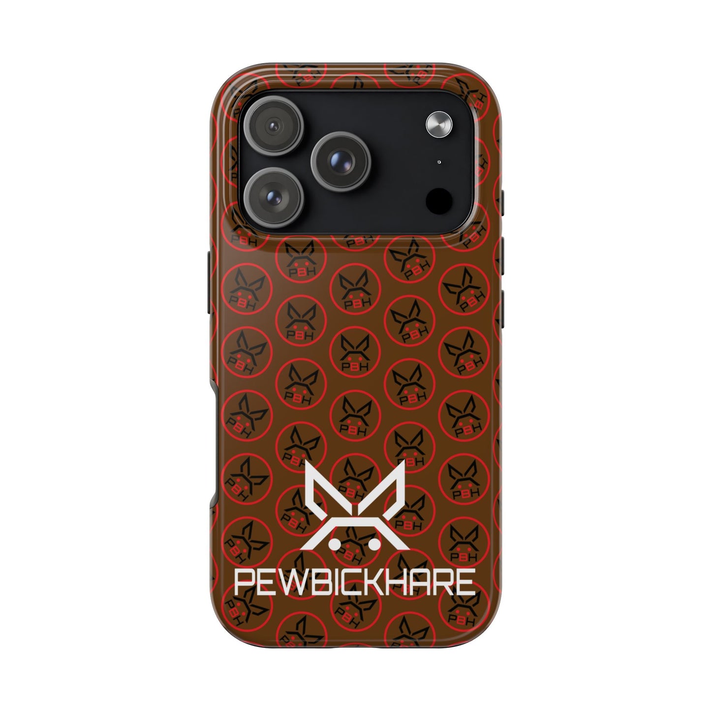 PBH Designer Phone Case - Dark Brown
