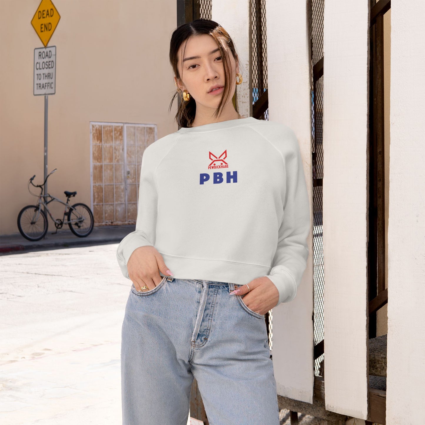 PBH: Minimalist Cropped Fleece Pullover for Women | Cozy Activewear Top