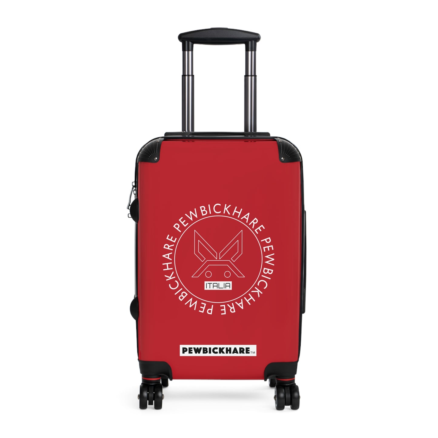 PBH - PEWBICKHARE ITALIA Design | Colorful Suitcase for Travel Lovers - SOLID RED