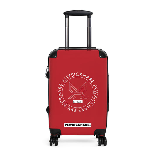 PBH - PEWBICKHARE ITALIA Design | Colorful Suitcase for Travel Lovers - SOLID RED