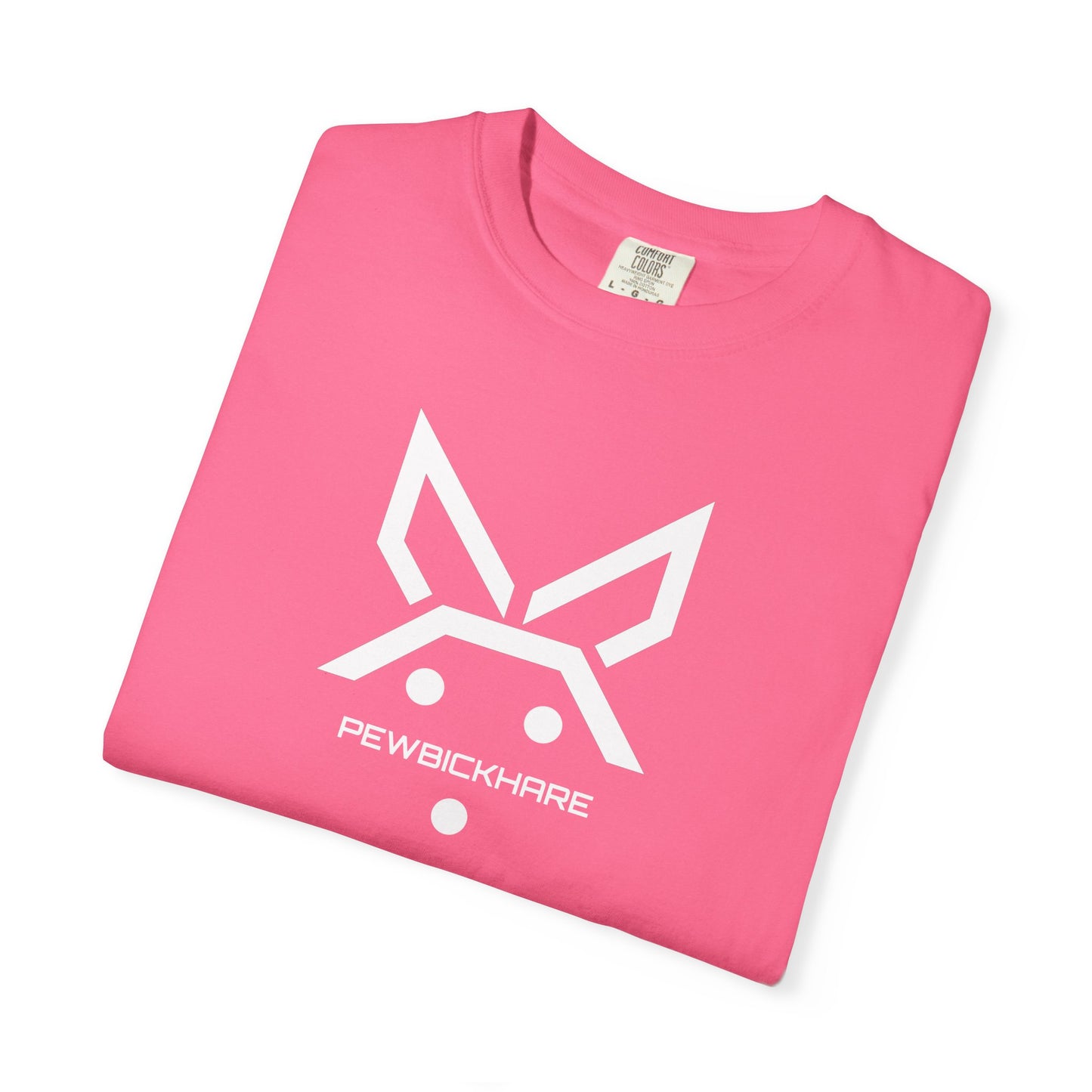 PBH "PEWBICKHARE - MAXI LOGO" - Original Unisex Garment-Dyed T-shirt (DTG Print type)