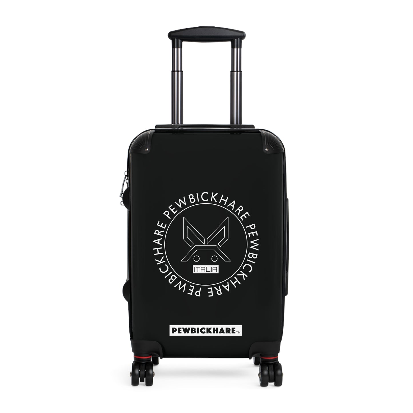 PBH - PEWBICKHARE ITALIA Design | Colorful Suitcase for Travel Lovers - SOLID BLACK