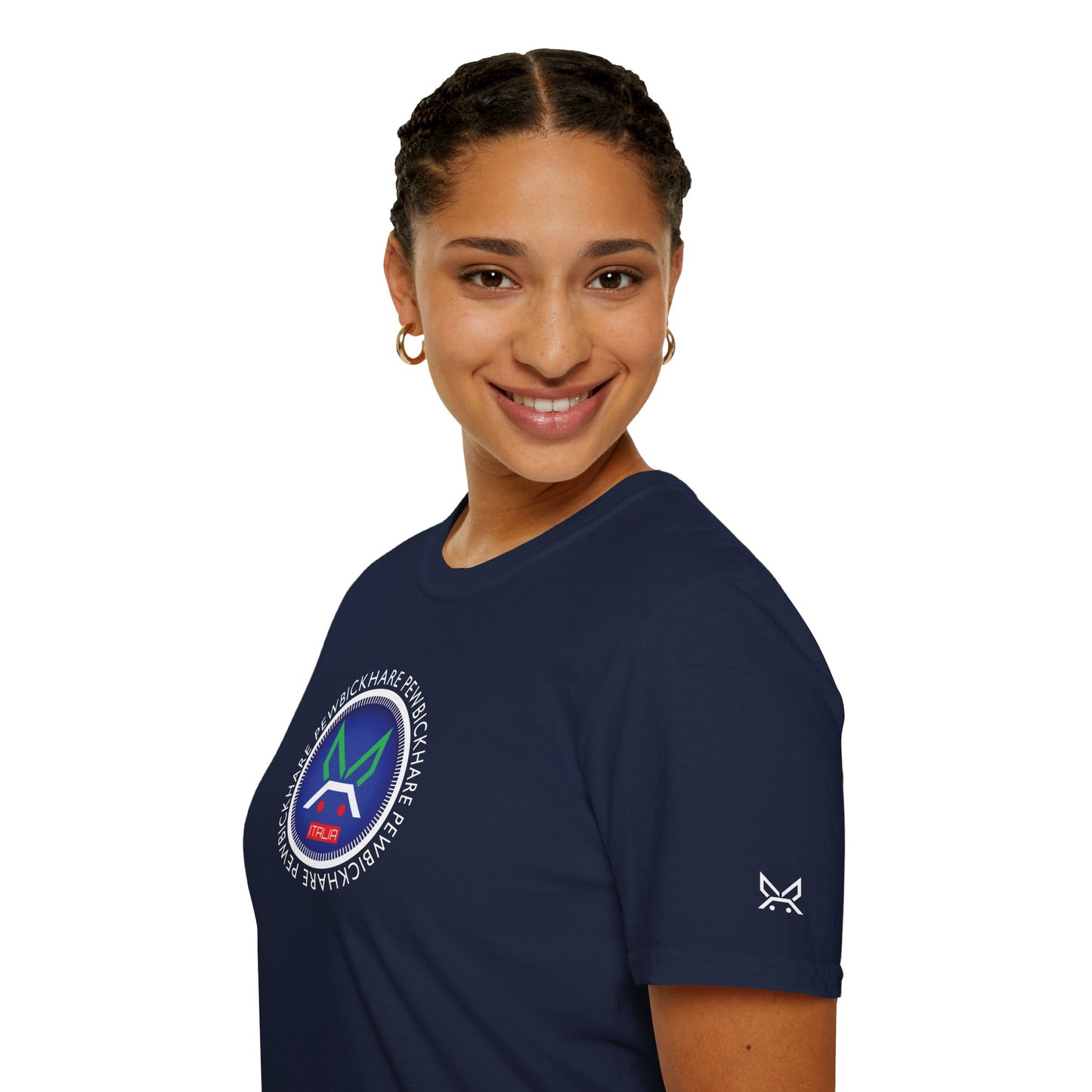 PBH "Circular text_ITALIA" - Original Unisex Cotton Crew T-shirt