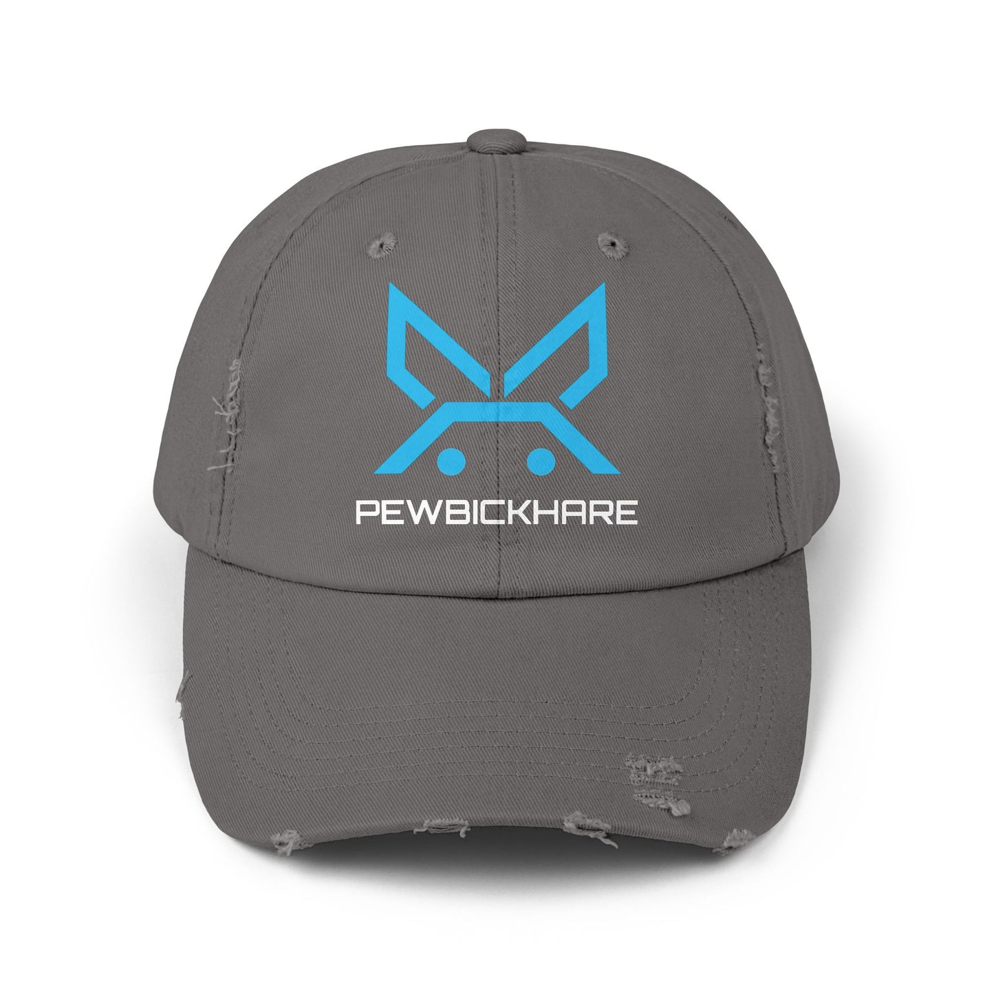 PBH - Distressed Cap - TURQUOISE / WHITE Embroidery
