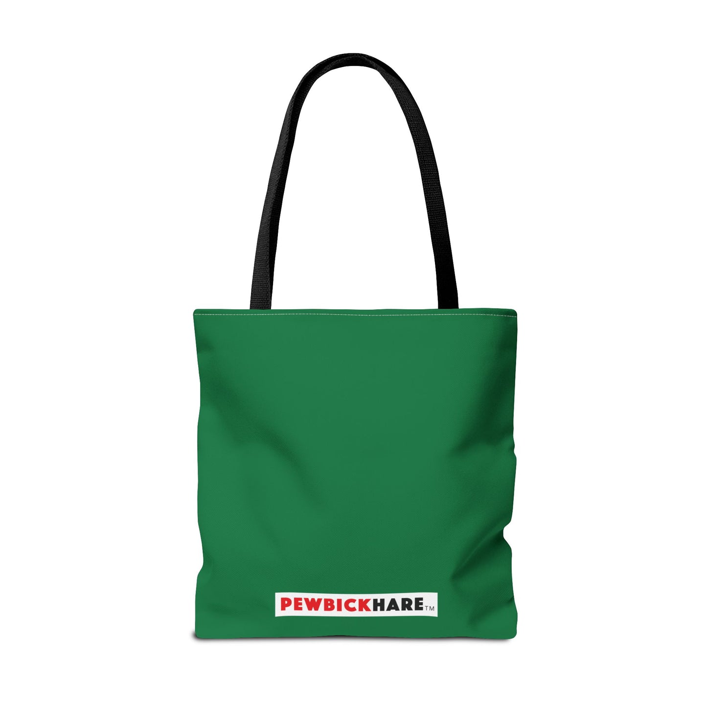 PBH 'Maxi HARE White'  Dark Green Tote Bag