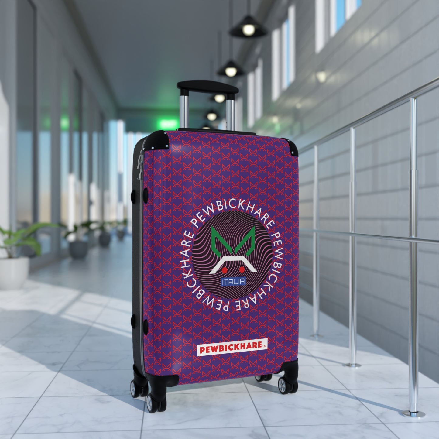PBH - PEWBICKHARE ITALIA Design | Colorful Suitcase for Travel Lovers - PURPLE