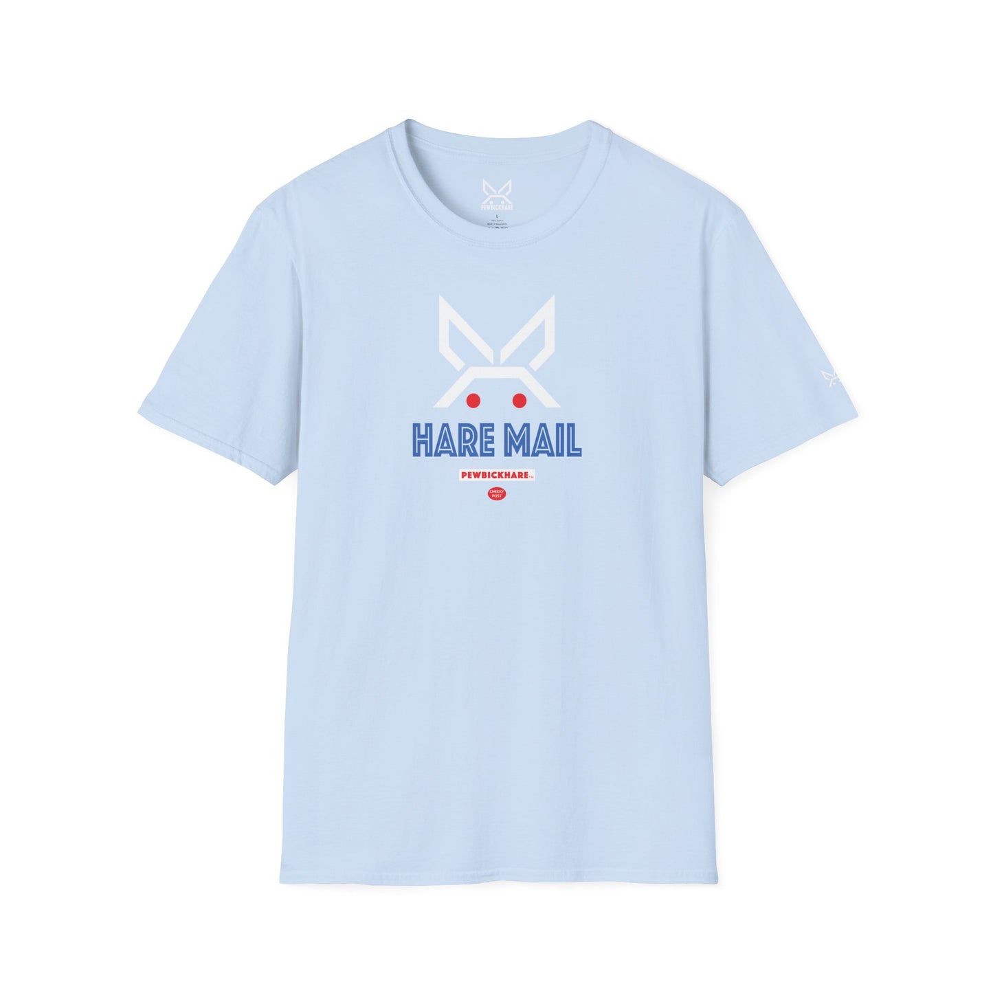 PBH "HARE MAIL" (white edition) - Unisex Cotton T-shirt