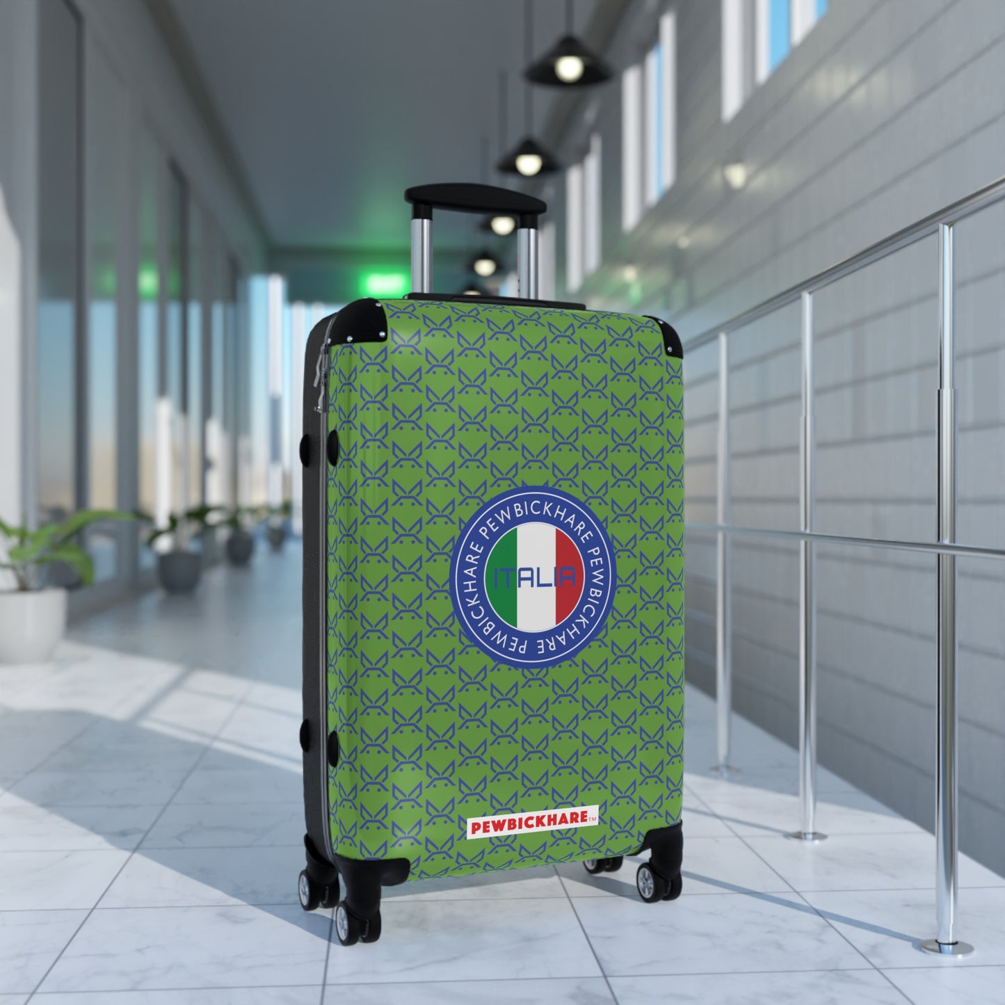 PBH - PEWBICKHARE ITALIA Design | Colorful Suitcase for Travel Lovers - Green
