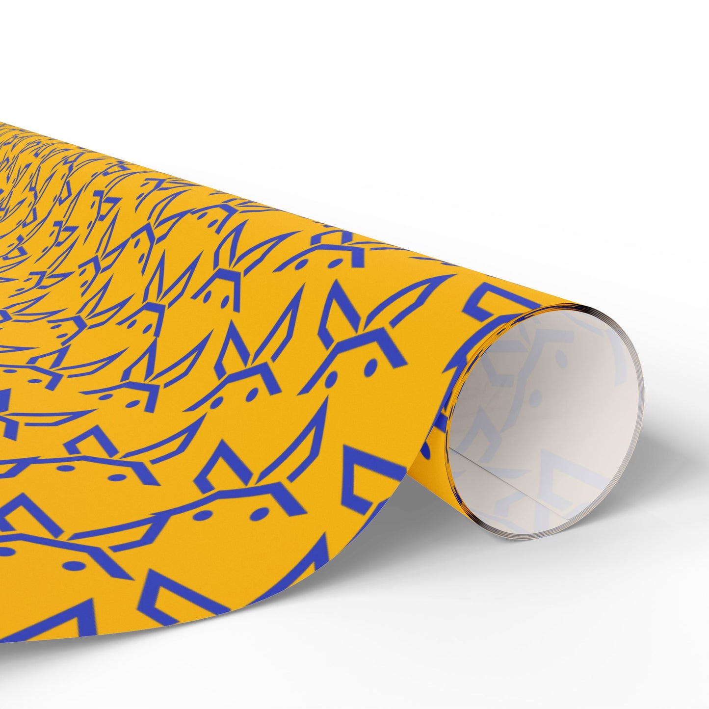 PBH: Vibrant Hare-Themed Wrapping Paper for All Occasions - YELLOW