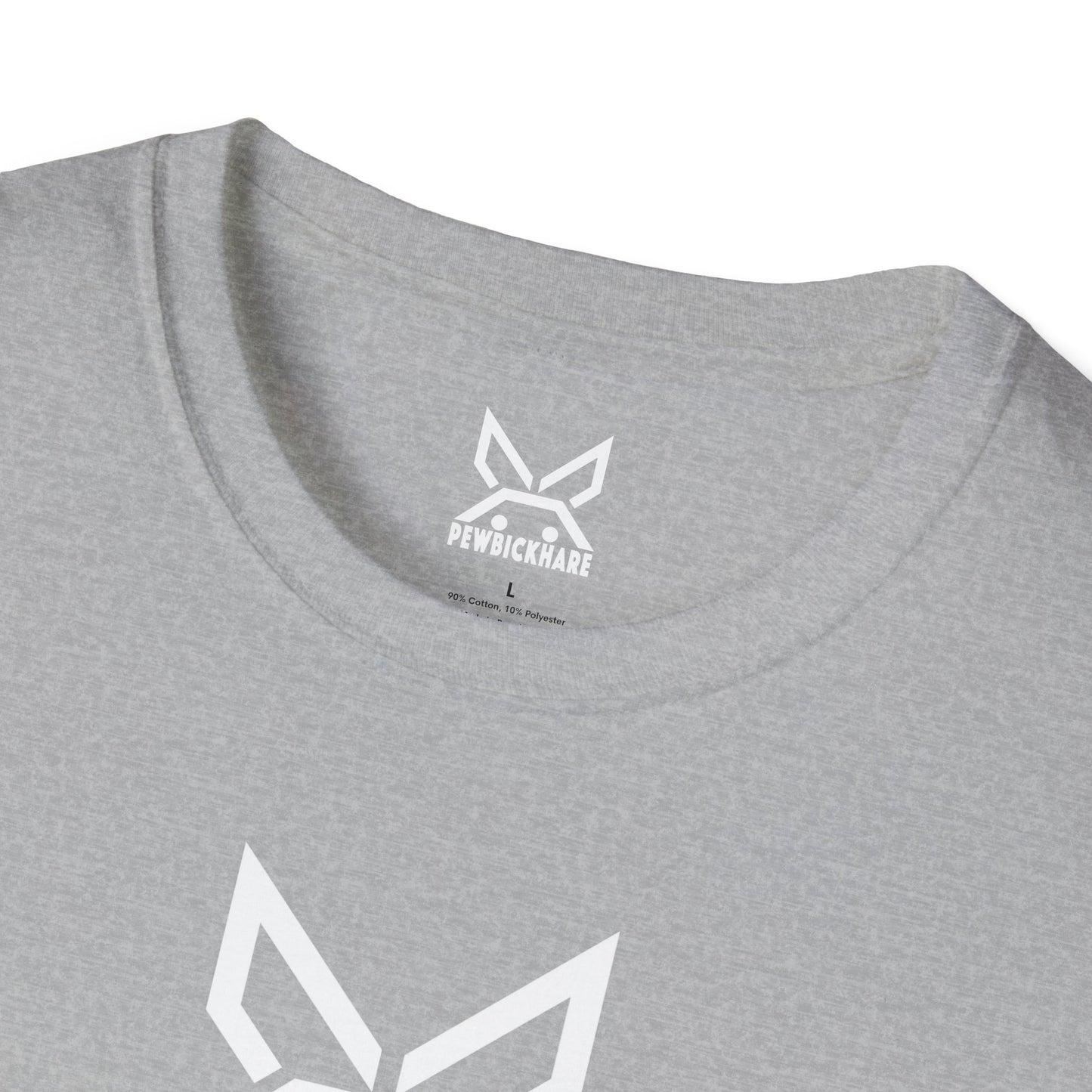 PBH "HANDLE WITH HARE" - (white edition) - Original Unisex Cotton T-shirt