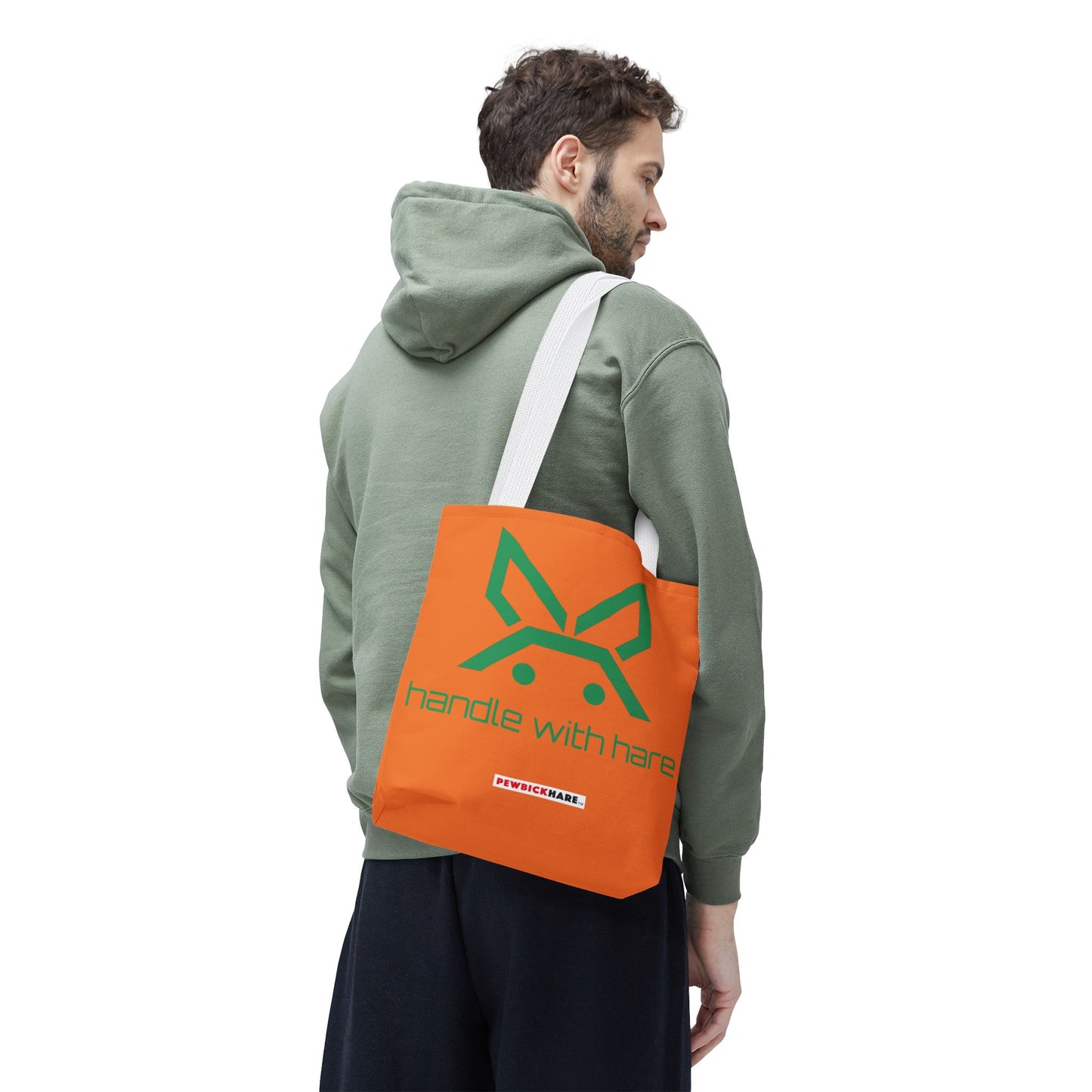 PBH 'Handle with HARE'  Orange Tote Bag