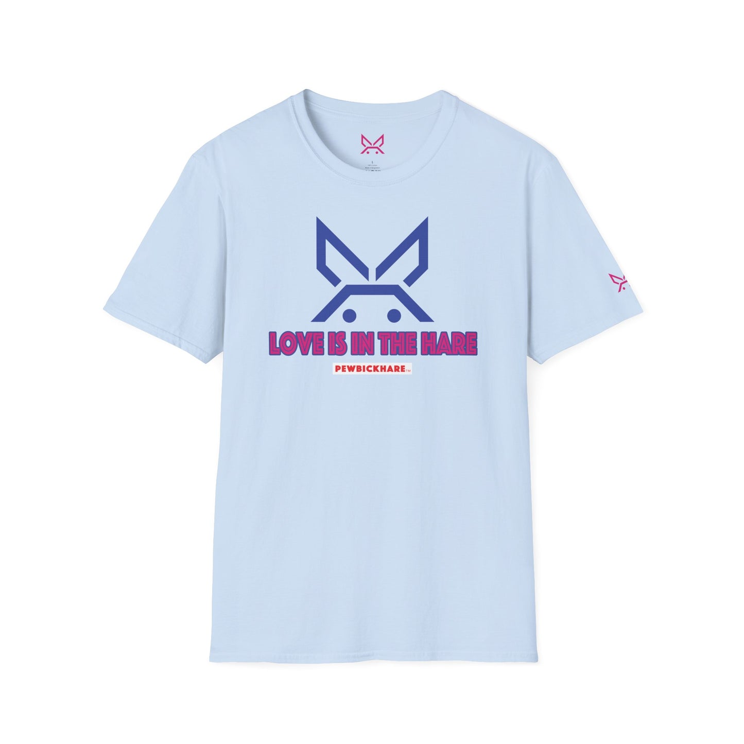 PBH "LOVE IS IN THE HARE" - (Hot Pink edition) - Original Unisex Cotton T-shirt