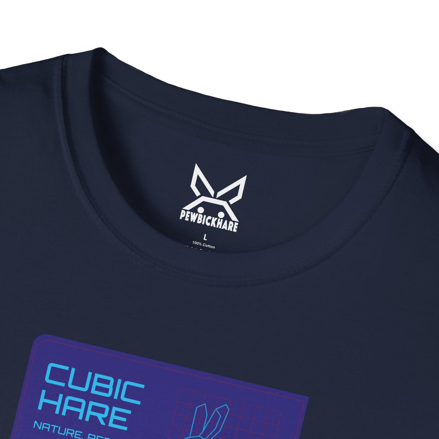 PBH "CUBIC HARE REBOOT" - Unisex Cotton T-shirt