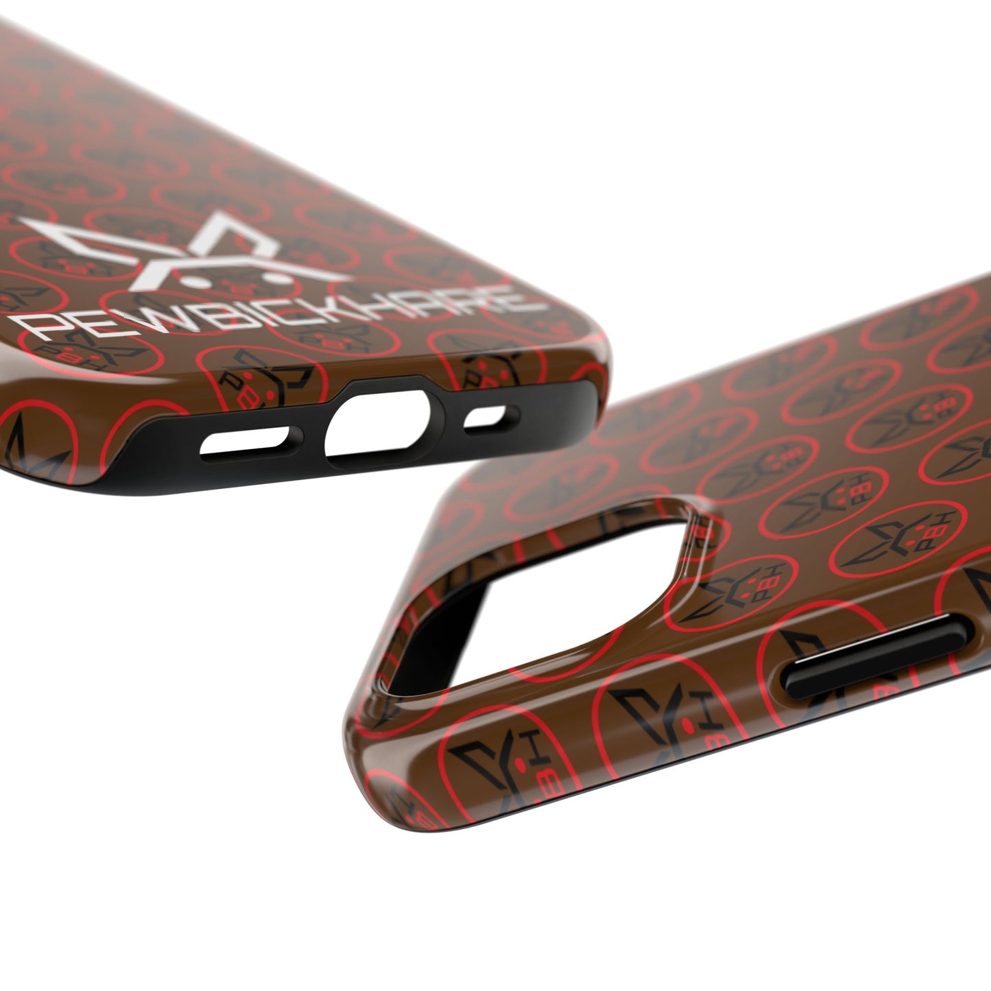 PBH Designer Phone Case - Dark Brown