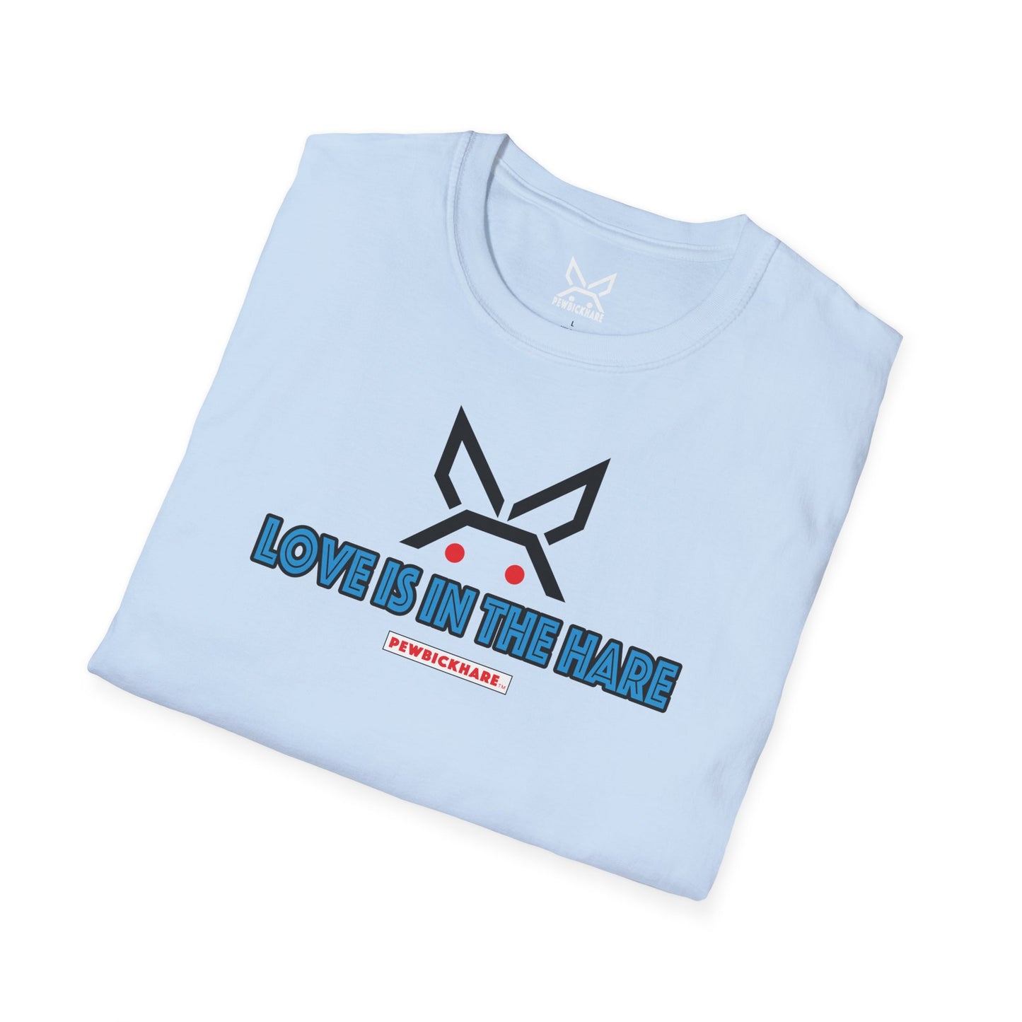 PBH "LOVE IS IN THE HARE" - (white edition) - Original Unisex Cotton T-shirt