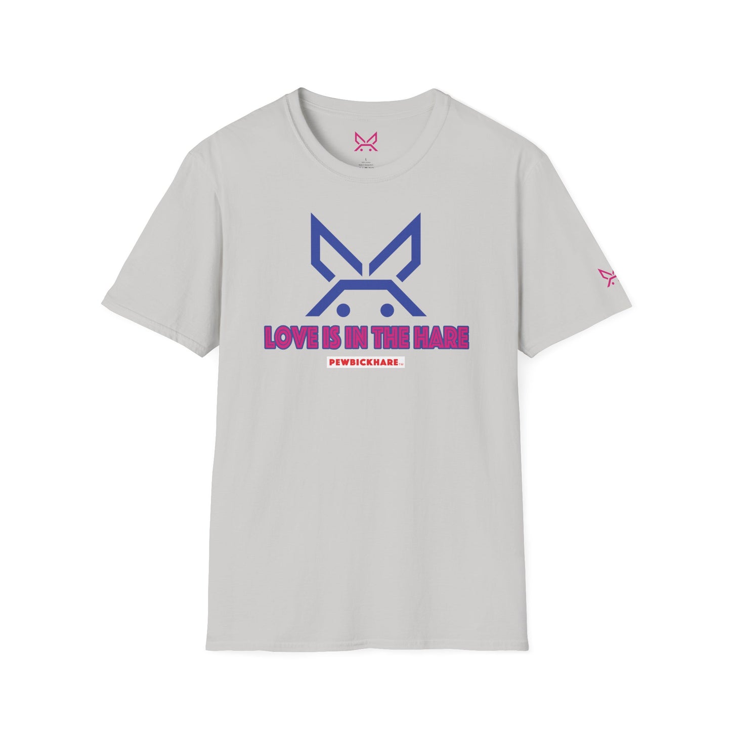PBH "LOVE IS IN THE HARE" - (Hot Pink edition) - Original Unisex Cotton T-shirt