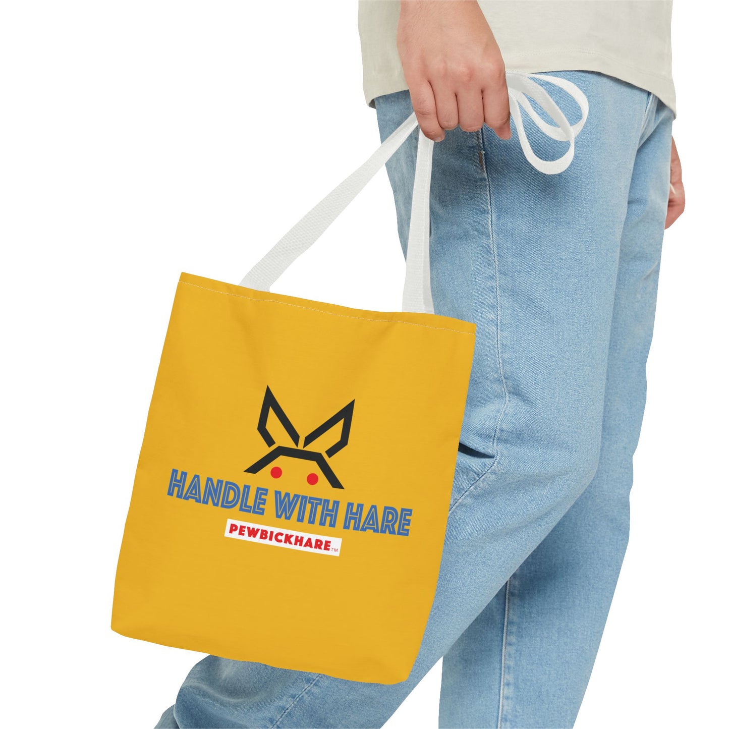 PBH 'HANDLE WITH HARE'  Tote Bag