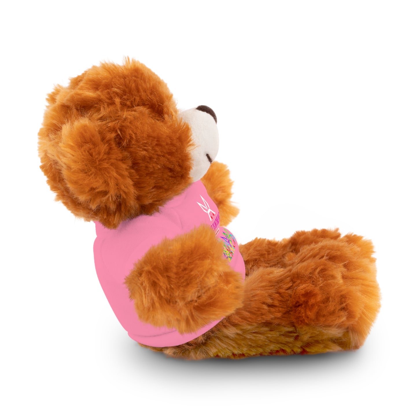Stuffed animal with Graphic Tee - "Love Is In The Hare"