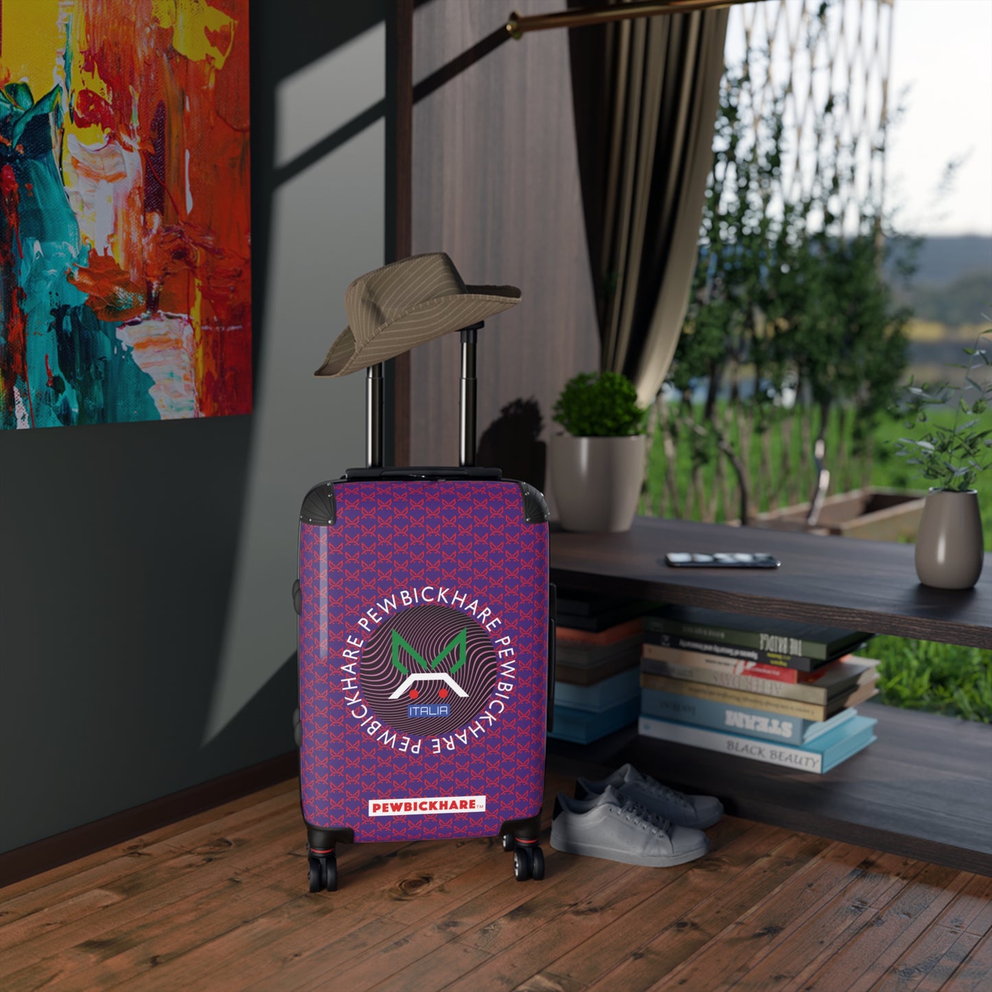 PBH - PEWBICKHARE ITALIA Design | Colorful Suitcase for Travel Lovers - PURPLE