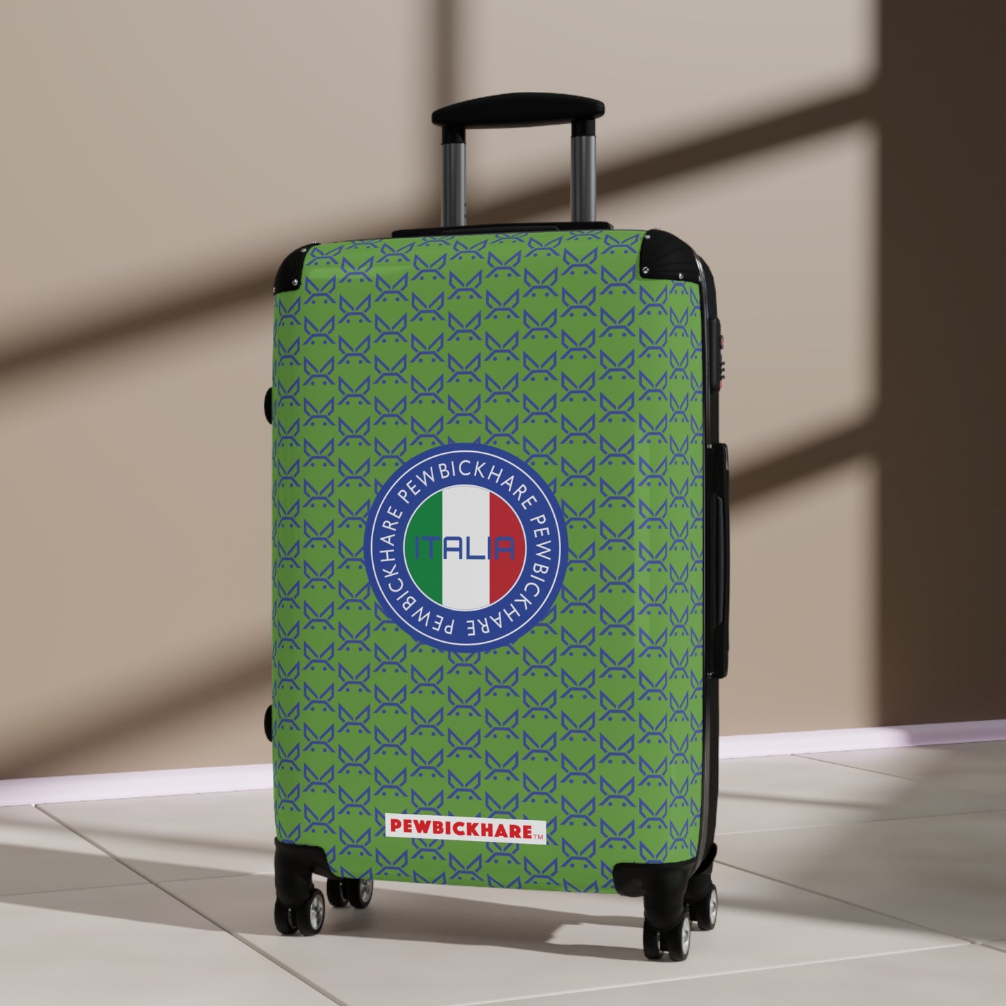 PBH - PEWBICKHARE ITALIA Design | Colorful Suitcase for Travel Lovers - Green