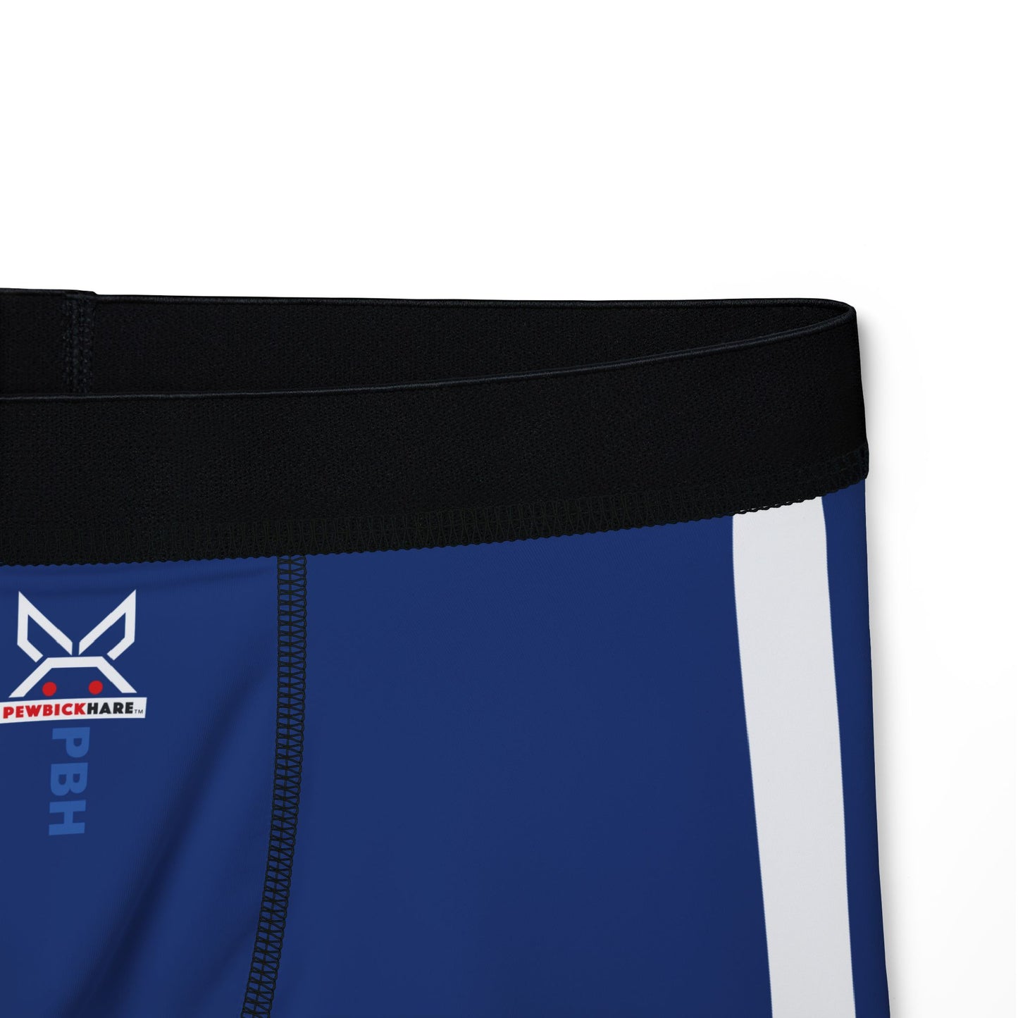 PBH "PBH UNDERWEAR - BLUE|WHITE STRIPE" Men's Boxer Briefs
