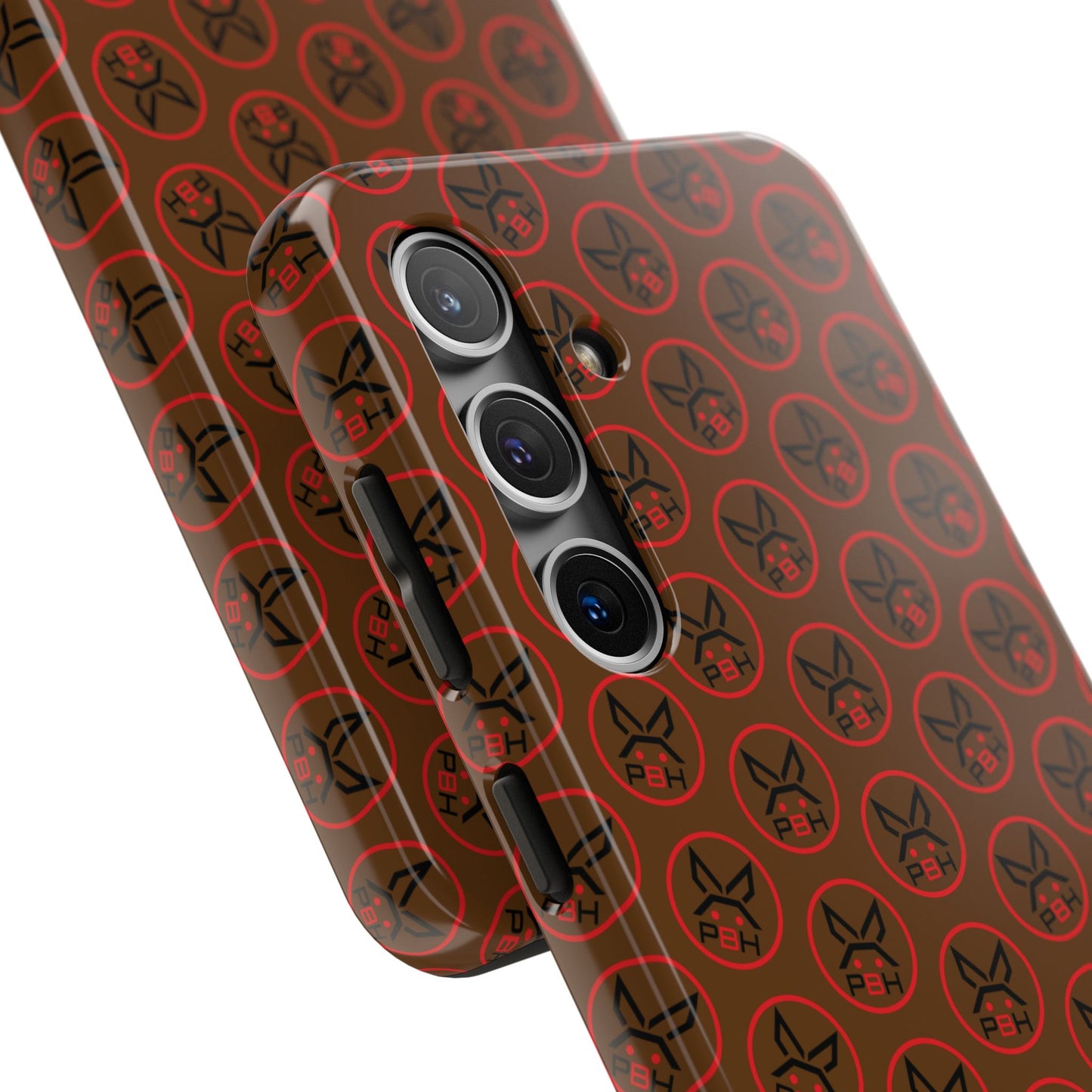 PBH Designer Phone Case - Dark Brown