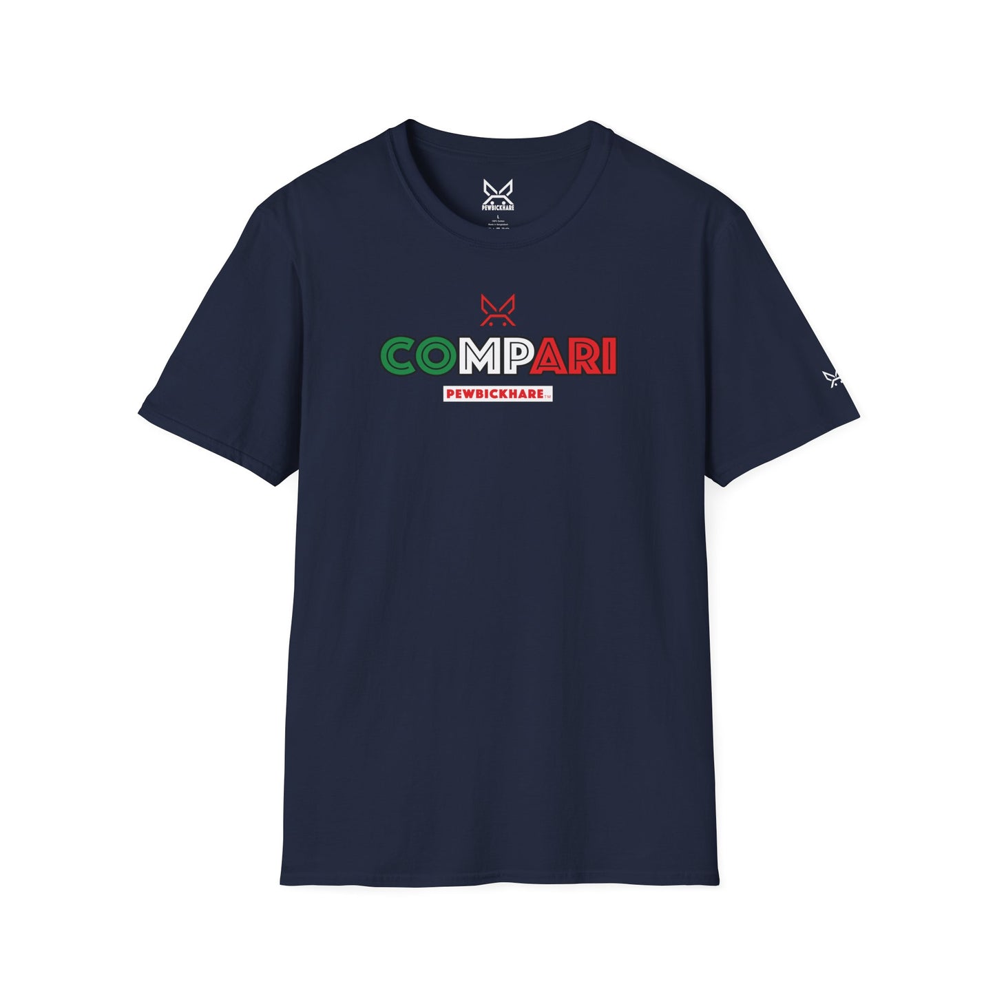 Men’s / Unisex Graphic T-Shirt – COMPARI ITALIA – PEWBICKHARE Italian Inspired Streetwear