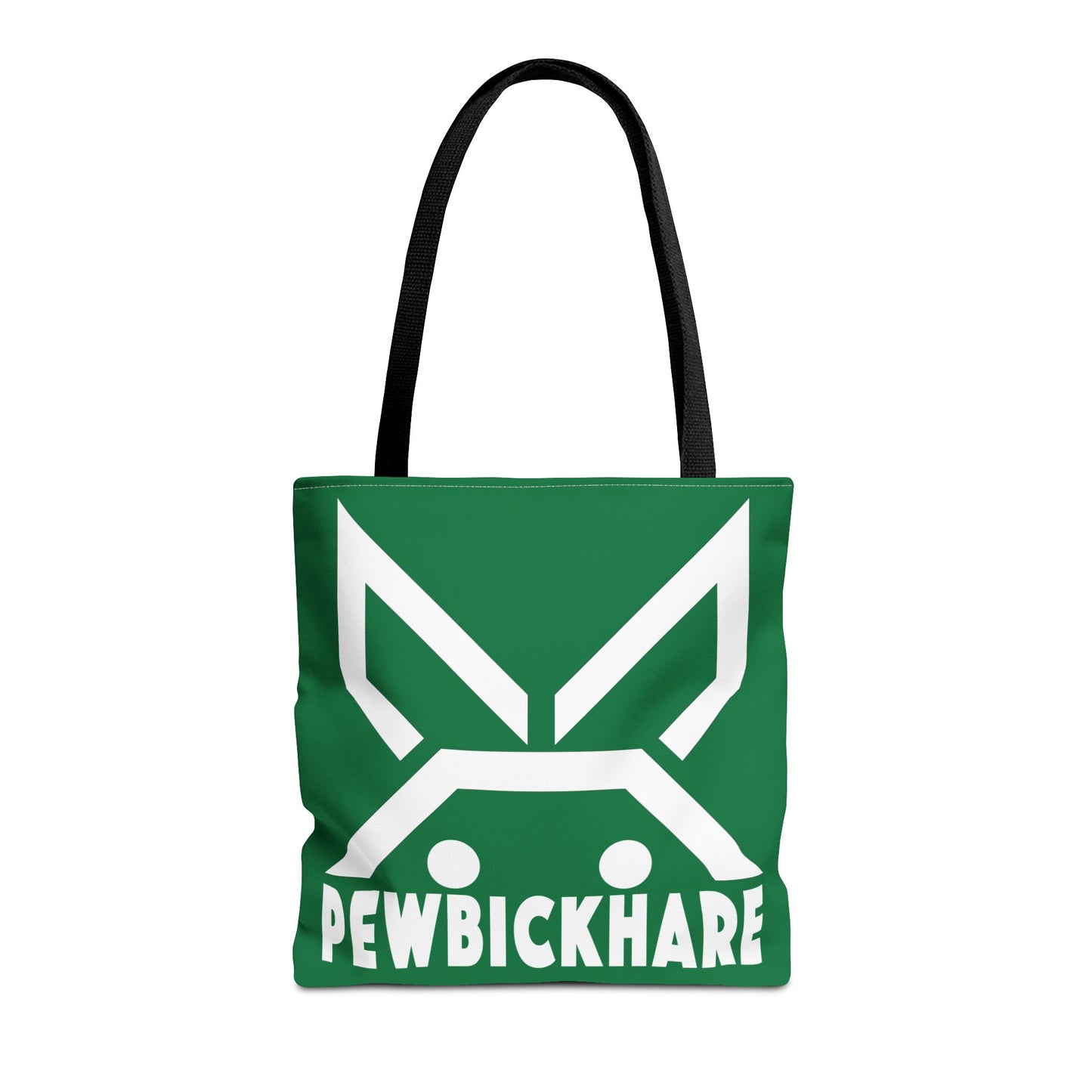 PBH 'Maxi HARE White'  Dark Green Tote Bag