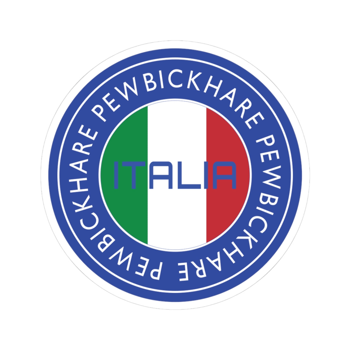 PBH: 'PEWBICKHARE ITALIA' Sticker