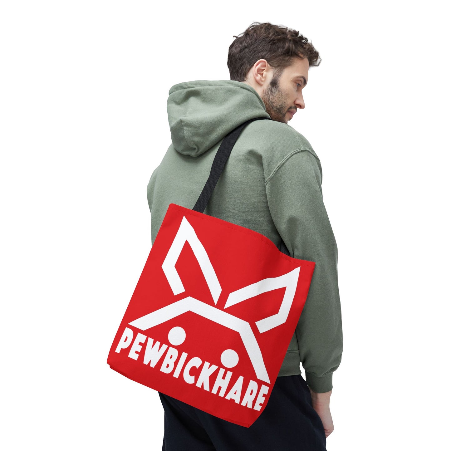 PBH 'Maxi HARE White'  Red Tote Bag