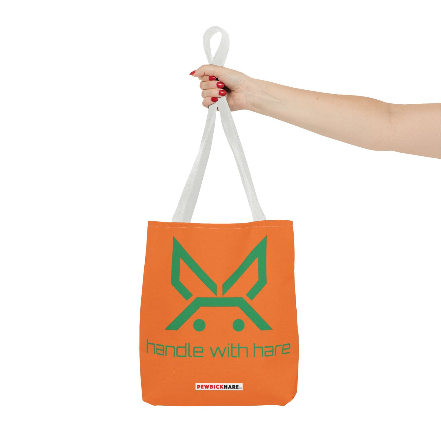 PBH 'Handle with HARE'  Orange Tote Bag