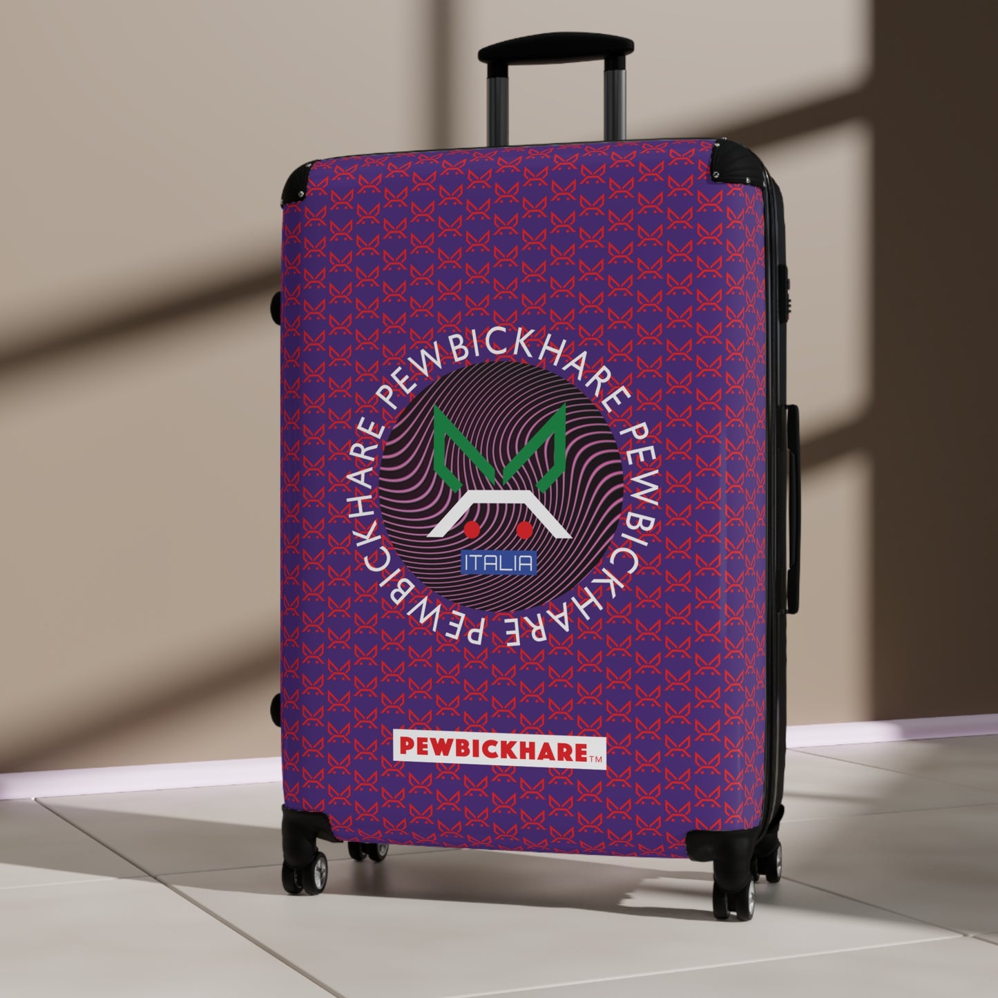 PBH - PEWBICKHARE ITALIA Design | Colorful Suitcase for Travel Lovers - PURPLE