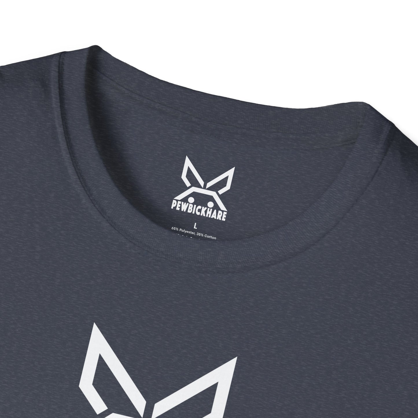 PBH "HANDLE WITH HARE" - (white edition) - Original Unisex Cotton T-shirt