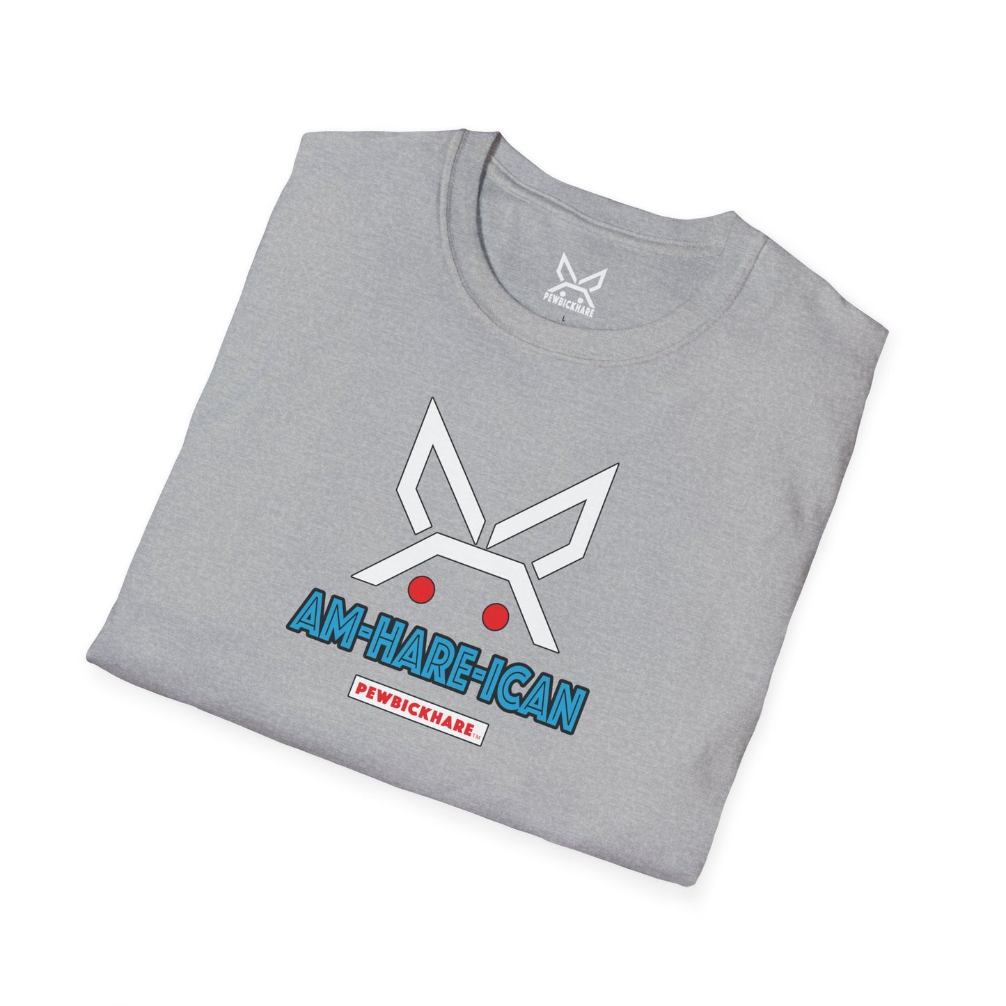 PBH "AM-HARE-ICAN" - Unisex Cotton T-shirt