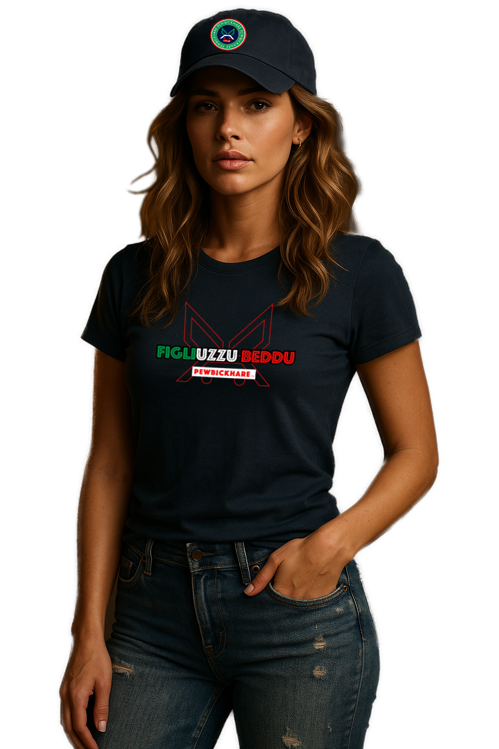 Girls Slim-Fit Graphic T-Shirt – FIGLIUZZU BEDDU – PEWBICKHARE Italian-Inspired Streetwear